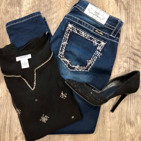 Miss Me Denim - Miss Me Skinny Crop